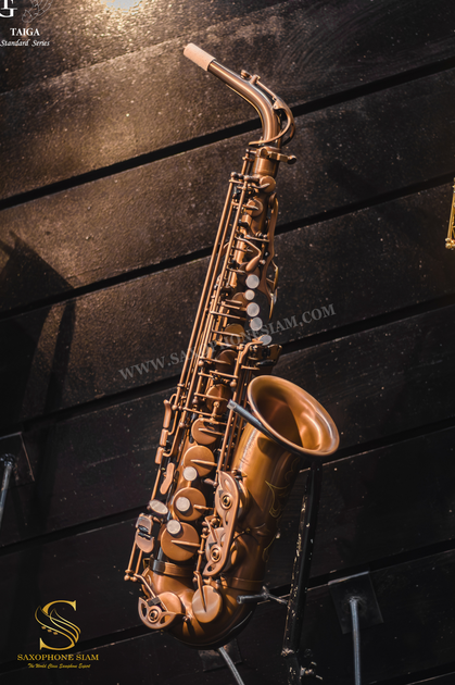 Sankyo ザックス パタパタ時計 LT-108 CABIN85 タバコ Taiga_Alto_Saxophone_TAS-