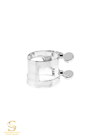 BONADE LIGATURE INVERTED SILVER PLATE ALTO SAXOPHONE