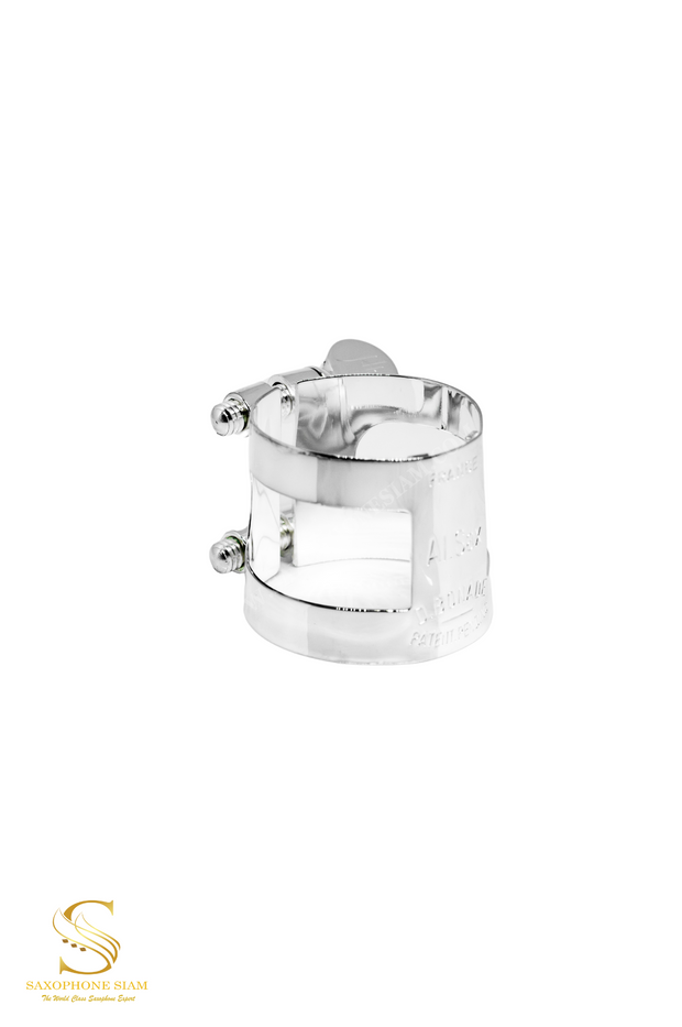 BONADE LIGATURE INVERTED SILVER PLATE ALTO SAXOPHONE