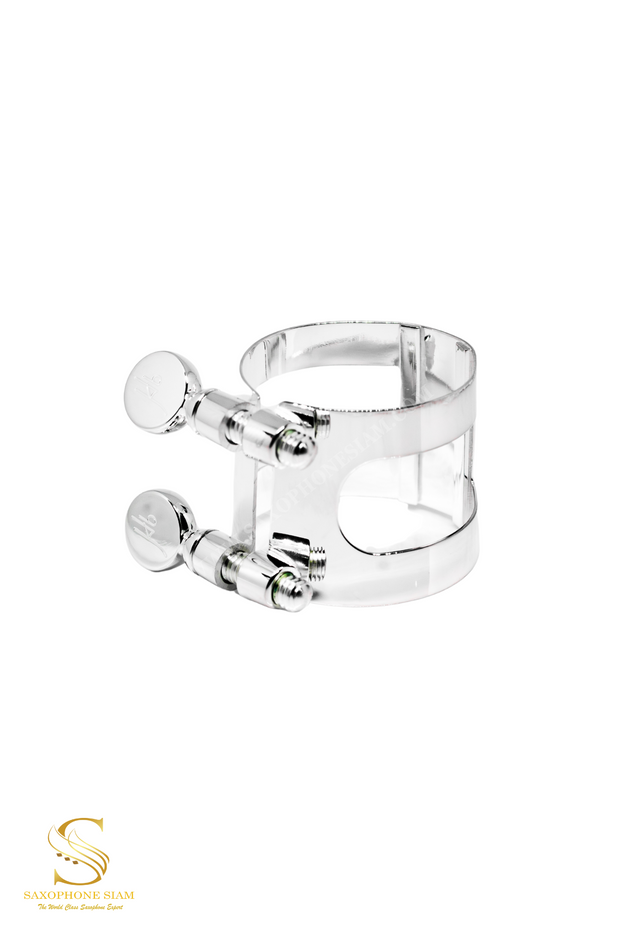 BONADE LIGATURE INVERTED SILVER PLATE ALTO SAXOPHONE