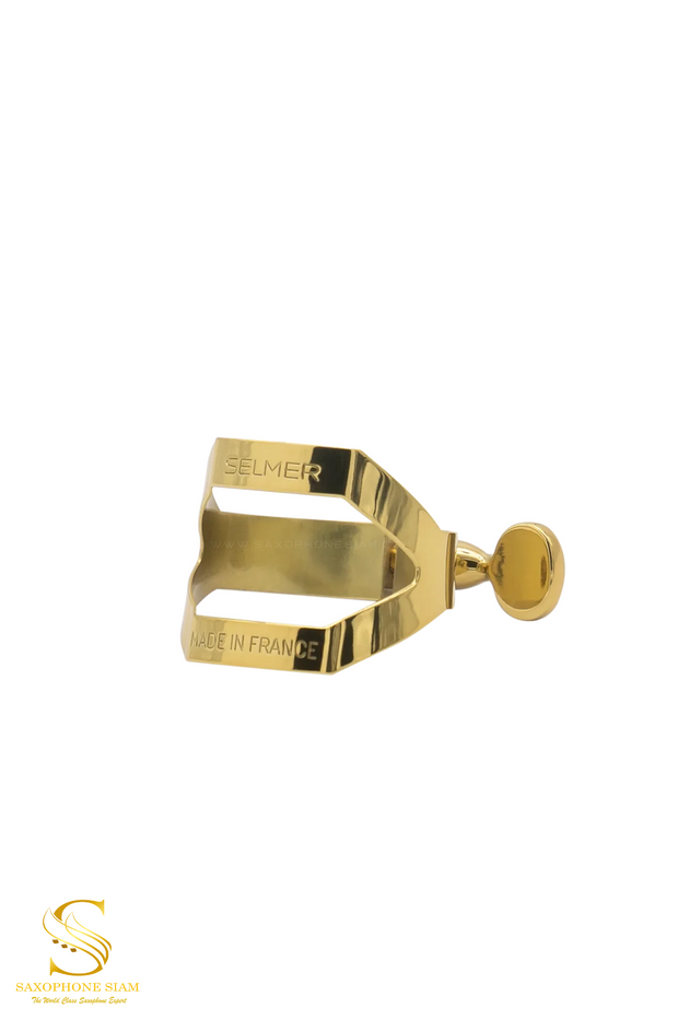 Henri SELMER Paris LIGATURE FOR ALTO SAXOPHONE Gold Lacquered