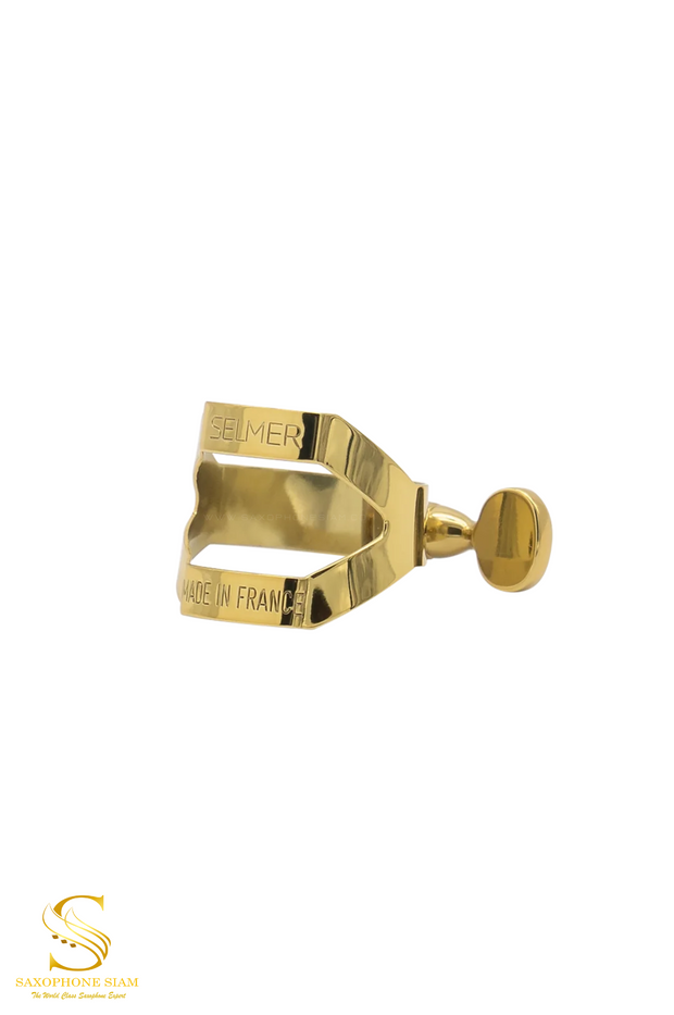 Henri SELMER Paris LIGATURE FOR SOPRANO SAXOPHONE Gold Lacquered