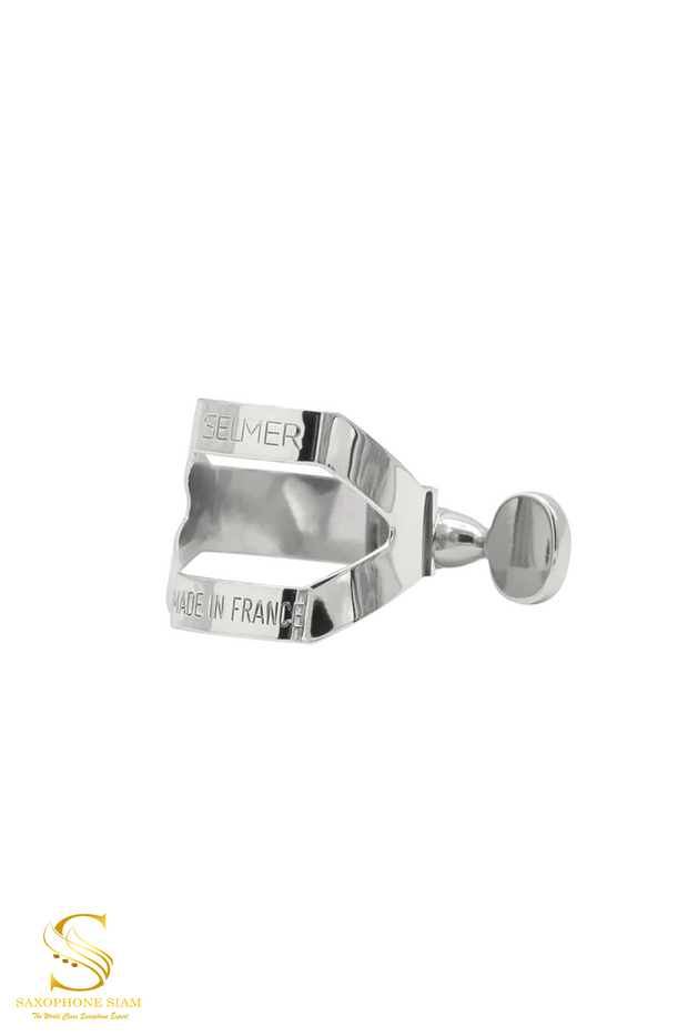 Henri SELMER Paris LIGATURE FOR SOPRANO SAXOPHONE Silver plated