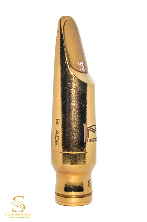 MINSTER BLADE GOLD PLATED ALTO SAXOPHONE MOUTHPIECE
