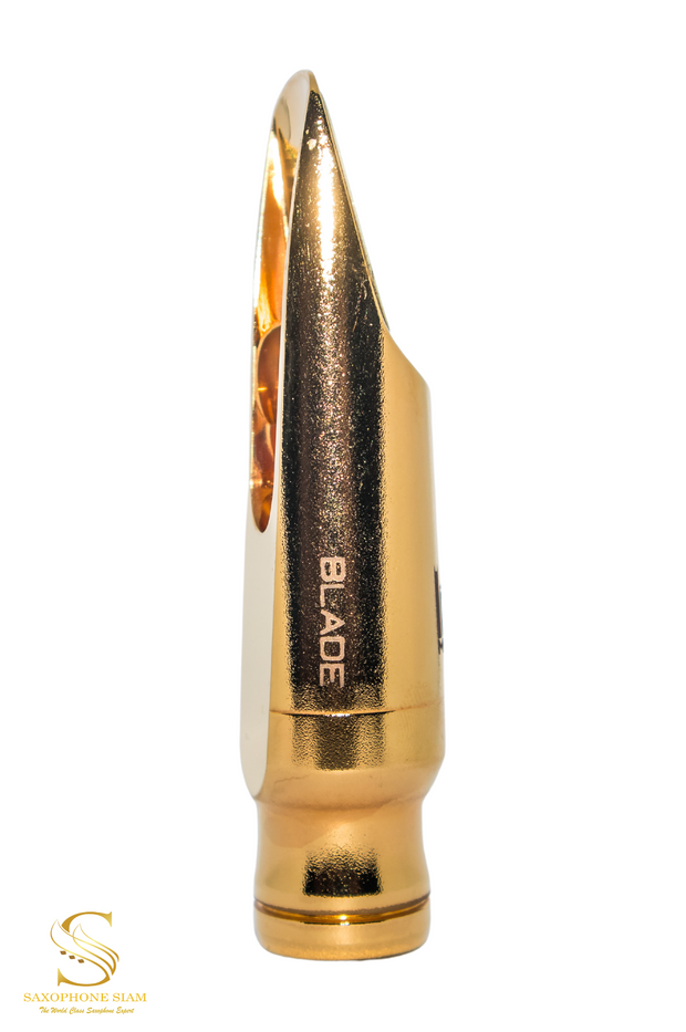 MINSTER BLADE GOLD PLATED ALTO SAXOPHONE MOUTHPIECE