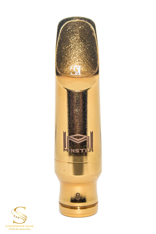 MINSTER BLADE GOLD PLATED ALTO SAXOPHONE MOUTHPIECE