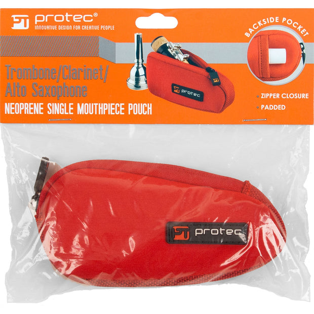 Protec Alto Saxophone Mouthpiece Pouch - Neoprene, Single (Red) N264RX