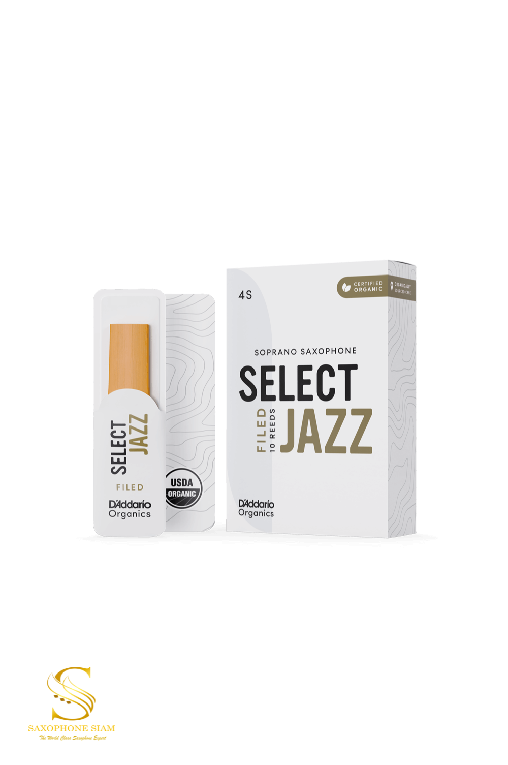 ORGANIC SELECT JAZZ FILED SOPRANO SAXOPHONE REEDS (10 Pch) – Saxophonesiam