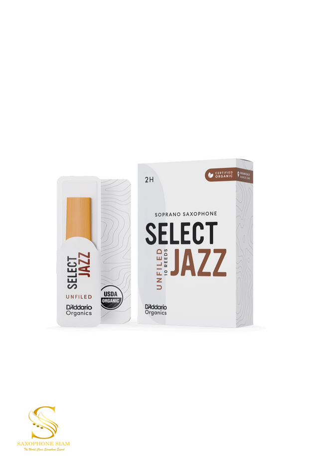 ORGANIC SELECT JAZZ UNFILED SOPRANO SAXOPHONE REEDS (10 Pch)