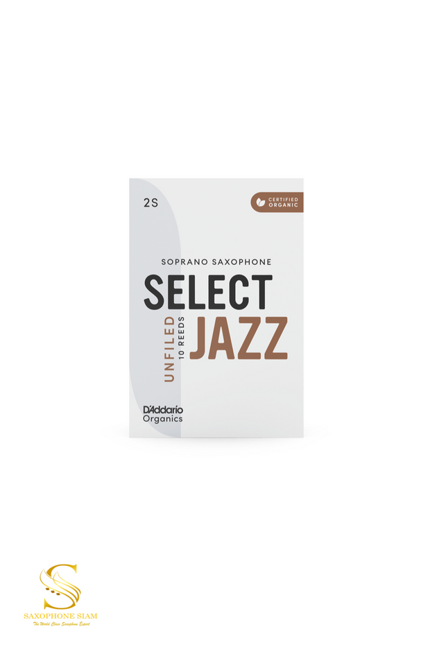 ORGANIC SELECT JAZZ UNFILED SOPRANO SAXOPHONE REEDS (10 Pch)