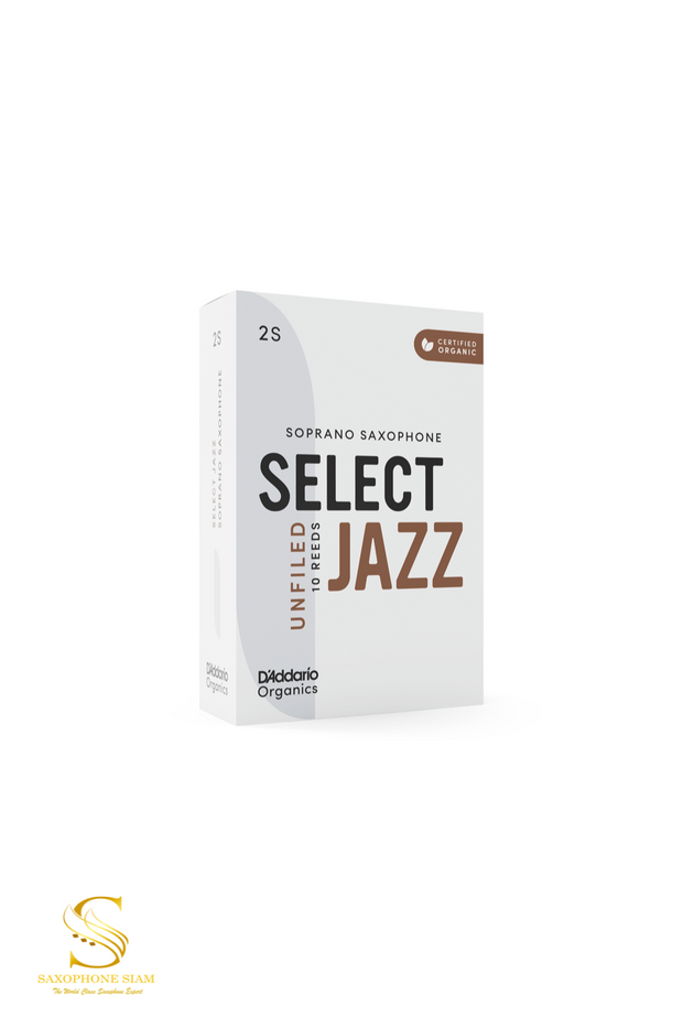 ORGANIC SELECT JAZZ UNFILED SOPRANO SAXOPHONE REEDS (10 Pch)