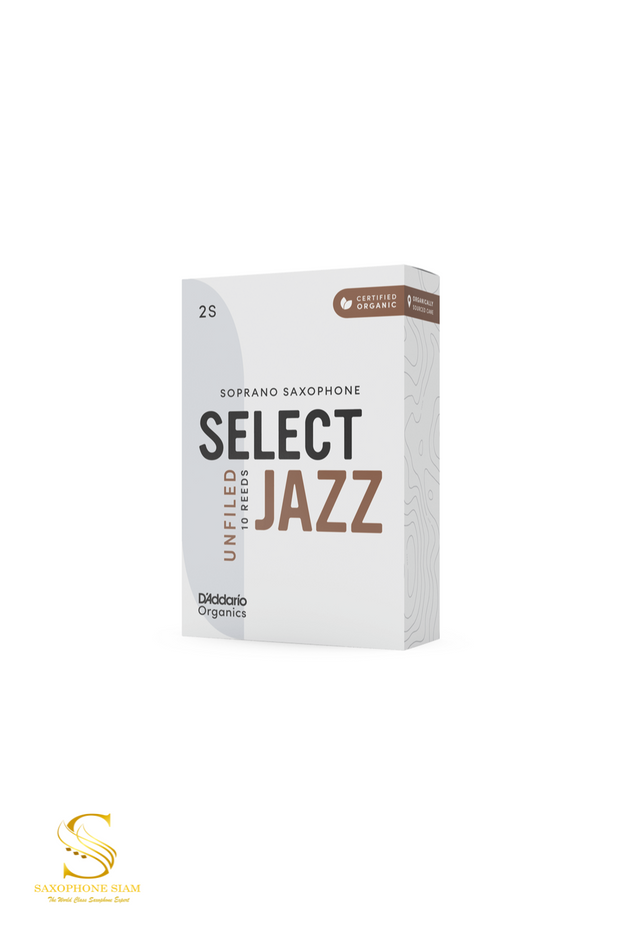 ORGANIC SELECT JAZZ UNFILED SOPRANO SAXOPHONE REEDS (10 Pch)