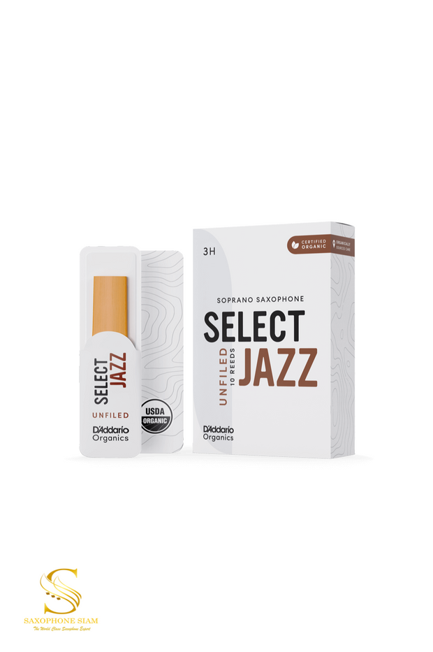 ORGANIC SELECT JAZZ UNFILED SOPRANO SAXOPHONE REEDS (10 Pch)