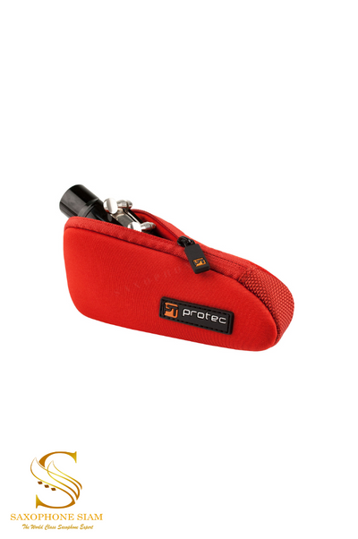 Protec Tenor Saxophone Mouthpiece Pouch - Neoprene, Single (Red) N275RX