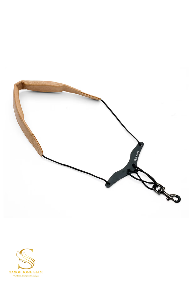 Protec Neck Strap Less Stress Leatherette, Comfort Bar & Metal Snap, Size 22" Regular (Cocoa) VC310MCC