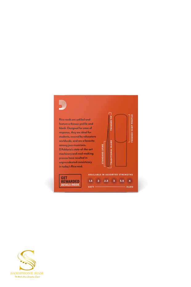 RICO BY D'ADDARIO ALTO SAXOPHONE REEDS (10 PCH)