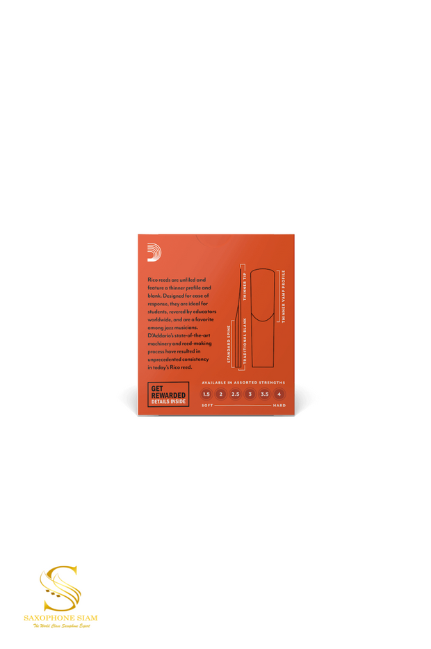 RICO BY D'ADDARIO SOPRANO SAXOPHONE REEDS (10 Pch)