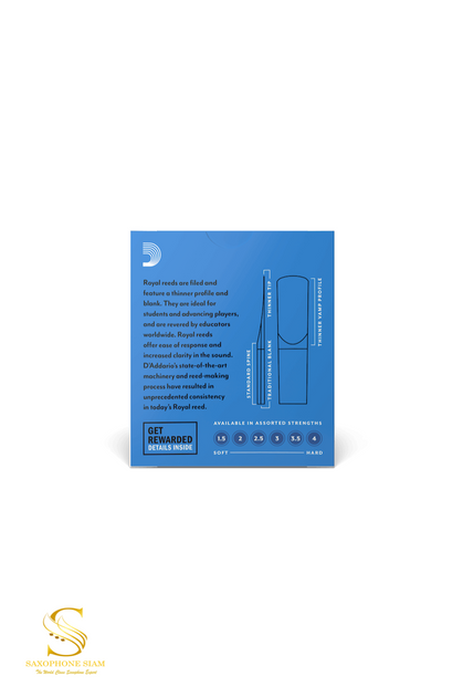 ROYAL BY D'ADDARIO SOPRANO SAXOPHONE REEDS (10 Pch) – Saxophonesiam