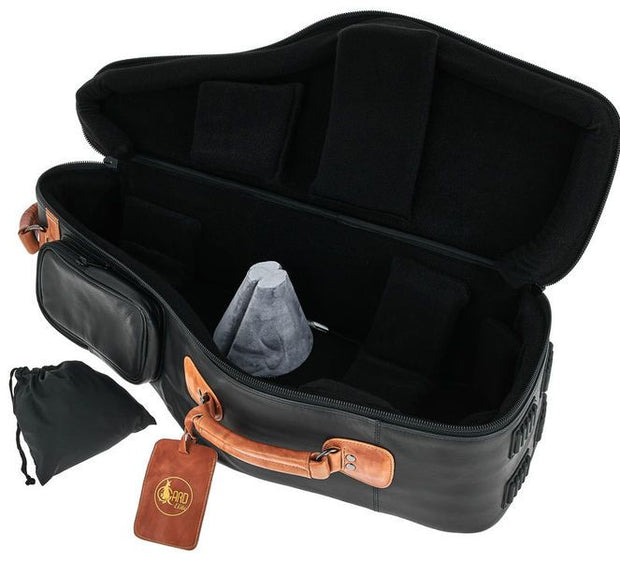 Gard Bags Straight Soprano Sax Gig Bag 101-MLK (Leather, Black)