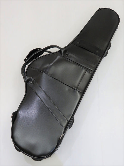 BROPRO Wooden Curved Tenor saxophone case  Black - Royal Style - W701CTLBX