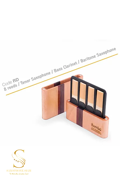 Bambu Handmade Wooden Tenor Sax / Bass Clarinet Reed Case (8 reeds) RD02