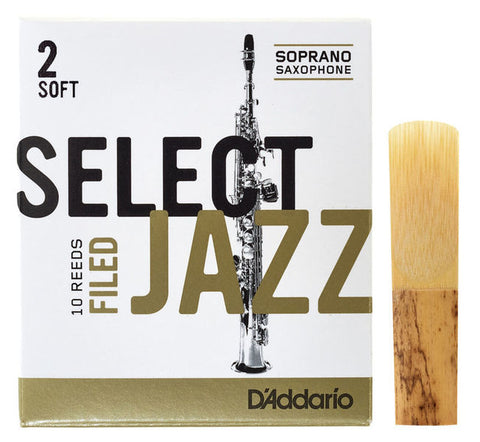 D'Addario Select Jazz Filed Soprano Saxophone Reed