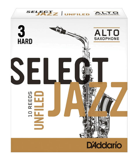 D'Addario Select Jazz Unfiled Alto Saxophone Reed