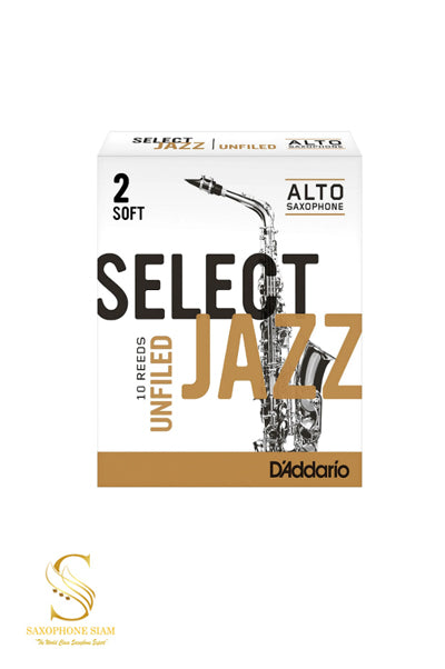 D'Addario Select Jazz Unfiled Alto Saxophone Reed