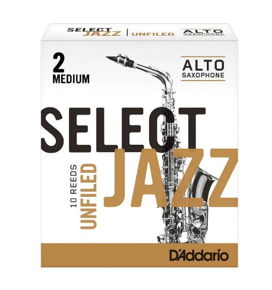 D'Addario Select Jazz Unfiled Alto Saxophone Reed