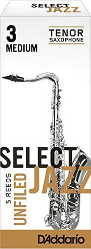 D'Addario Select Jazz Unfiled Tenor Saxophone Reed