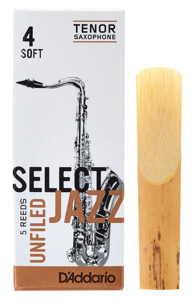 D'Addario Select Jazz Unfiled Tenor Saxophone Reed