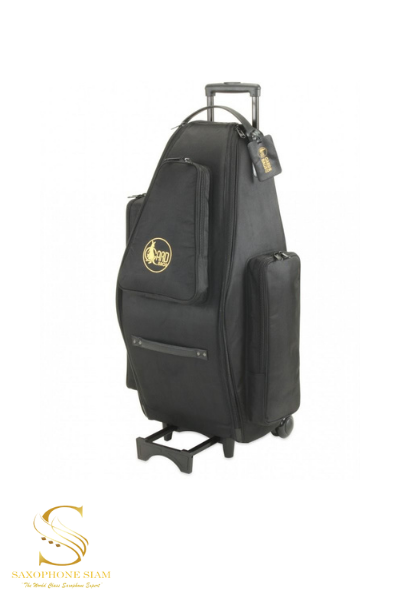 Gard Bags Doubler's Sax Wheelie (Up To 2 Tenors) 125-WBFSK (Synthetic, Black)