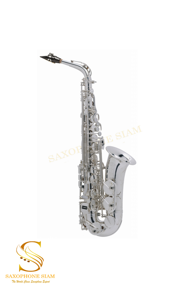 HENRI SELMER PARIS SUPER ACTION 80 SERIE II ALTO SAXOPHONE SILVER PLATED