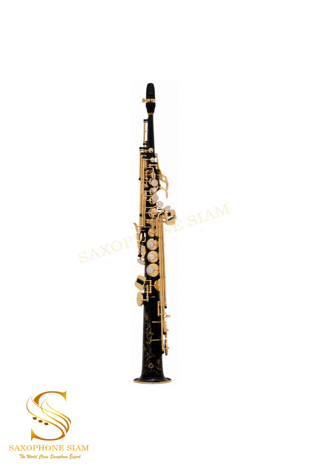 HENRI SELMER PARIS SUPER ACTION 80 SERIES II SOPRANO SAXOPHONE BLACK