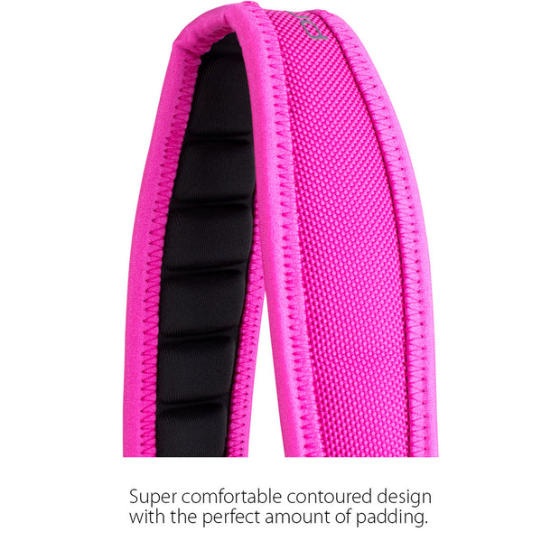 Protec Saxophone Neck Strap - Less Stress Neoprene, Metal Snap Regular (Hot Pink) NLS310MHP