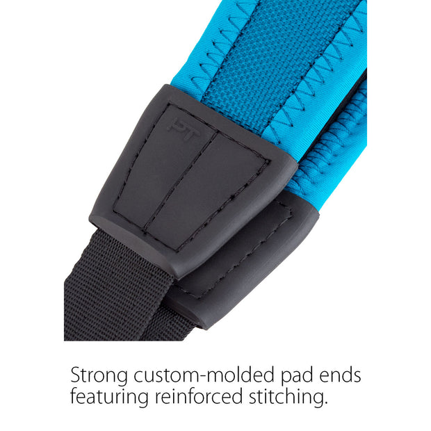 Protec Saxophone Neck Strap - Less Stress Neoprene, Metal Snap Regular (Teal Blue) NLS310MTB