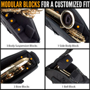 Protec Gig Bag With Wheels - Platinum Series Bb & A Baritone Saxophone PL253