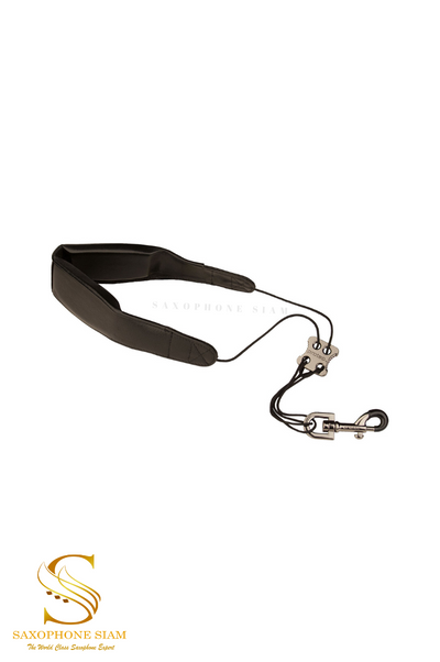 Protec Saxophone Neck Strap - Less Stress Leather, Metal Snap L305M
