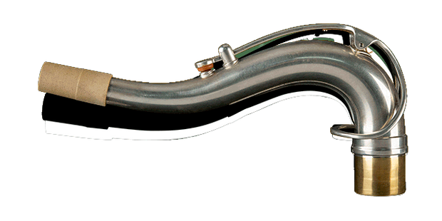 Rampone & Cazzani R1 Jazz Vintage Silver Plated Tenor neck with bag TSNJAG