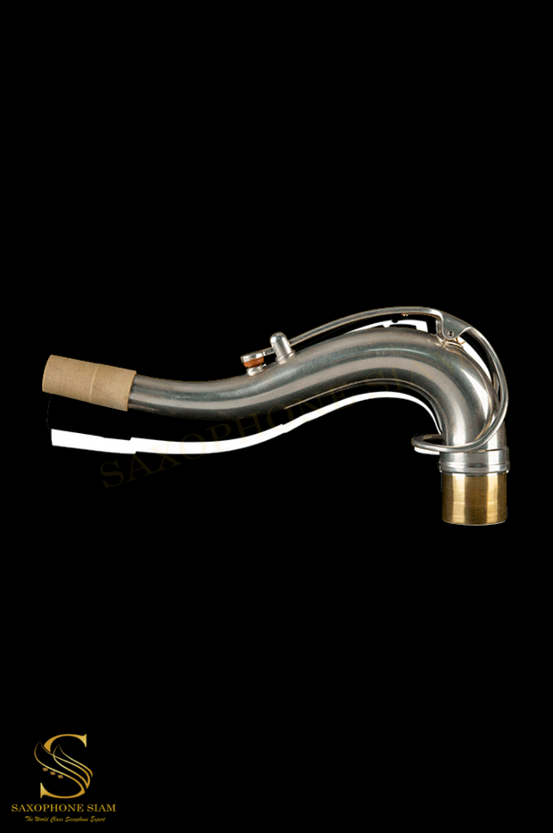 Rampone & Cazzani R1 Jazz Vintage Silver Plated Tenor neck with bag TSNJAG
